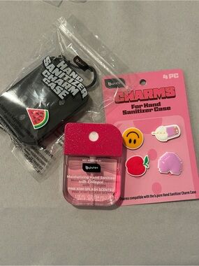 *NEW* B.Pure Hand Sanitizer with Croc-like case and charms (Viral)